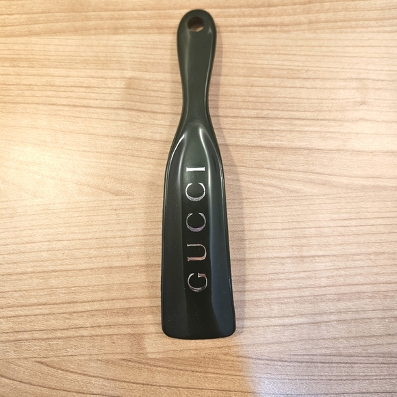 Gucci logo dark green shoe horn - Picture 1 of 4